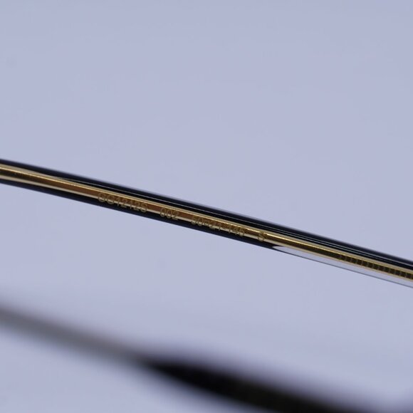 Gucci GG1212S 002 Sunglasses Black/Gold Round Frame, Crystal with Clip-On Lenses - Picture 7 of 11